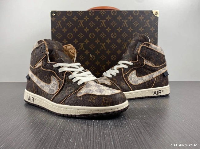 Cheap LV Air Jordan OFF-WHITE 1 x 0824